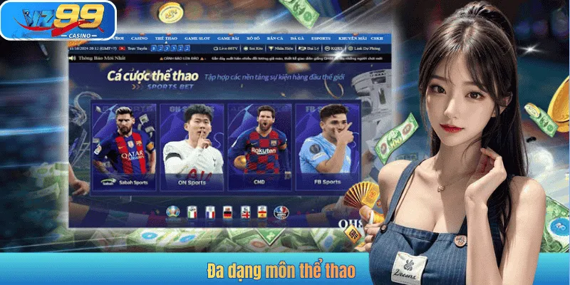 Đa dạng môn thể thao